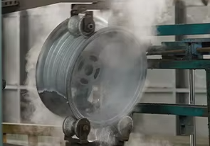 Velg tijdens de afwerking